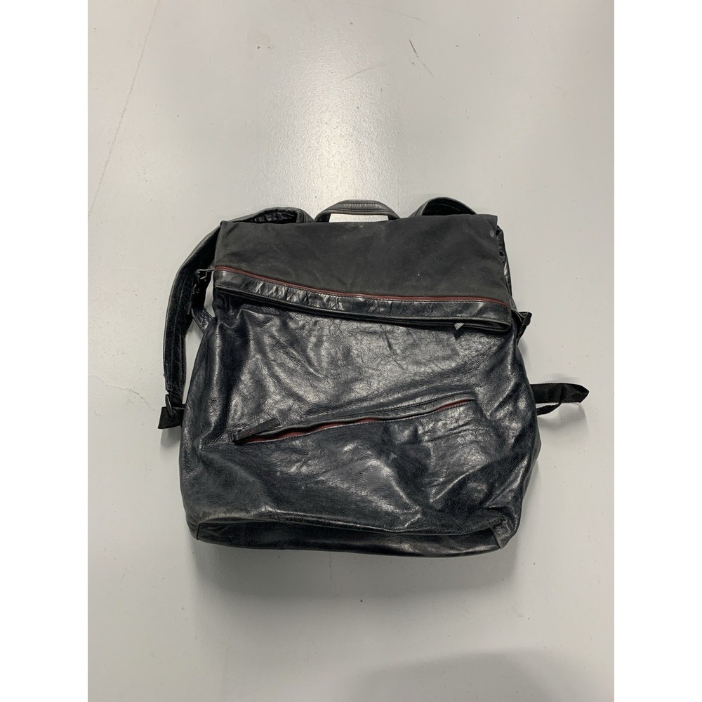 EdWonder X Burgundy Assemblage | Leather & Canvas Backpack